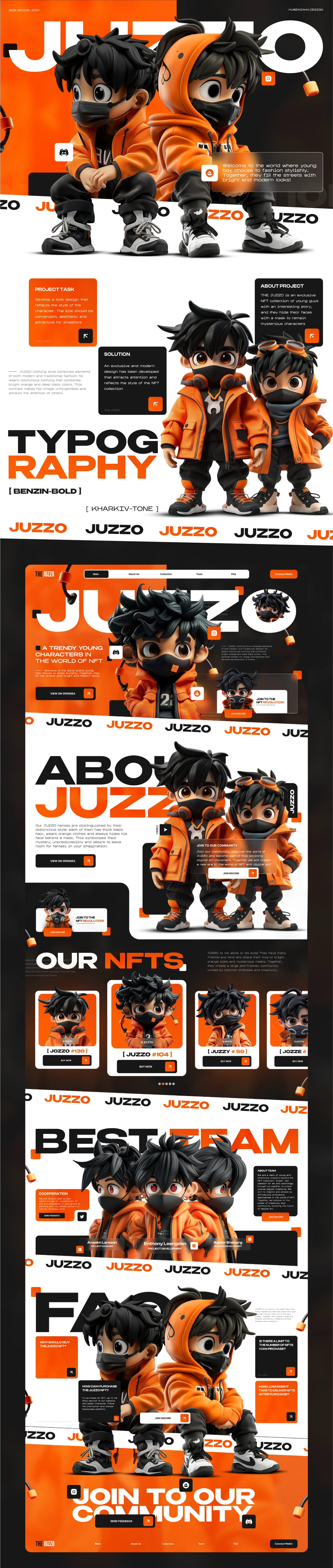 JUZZO NFT Collection - Полный проект